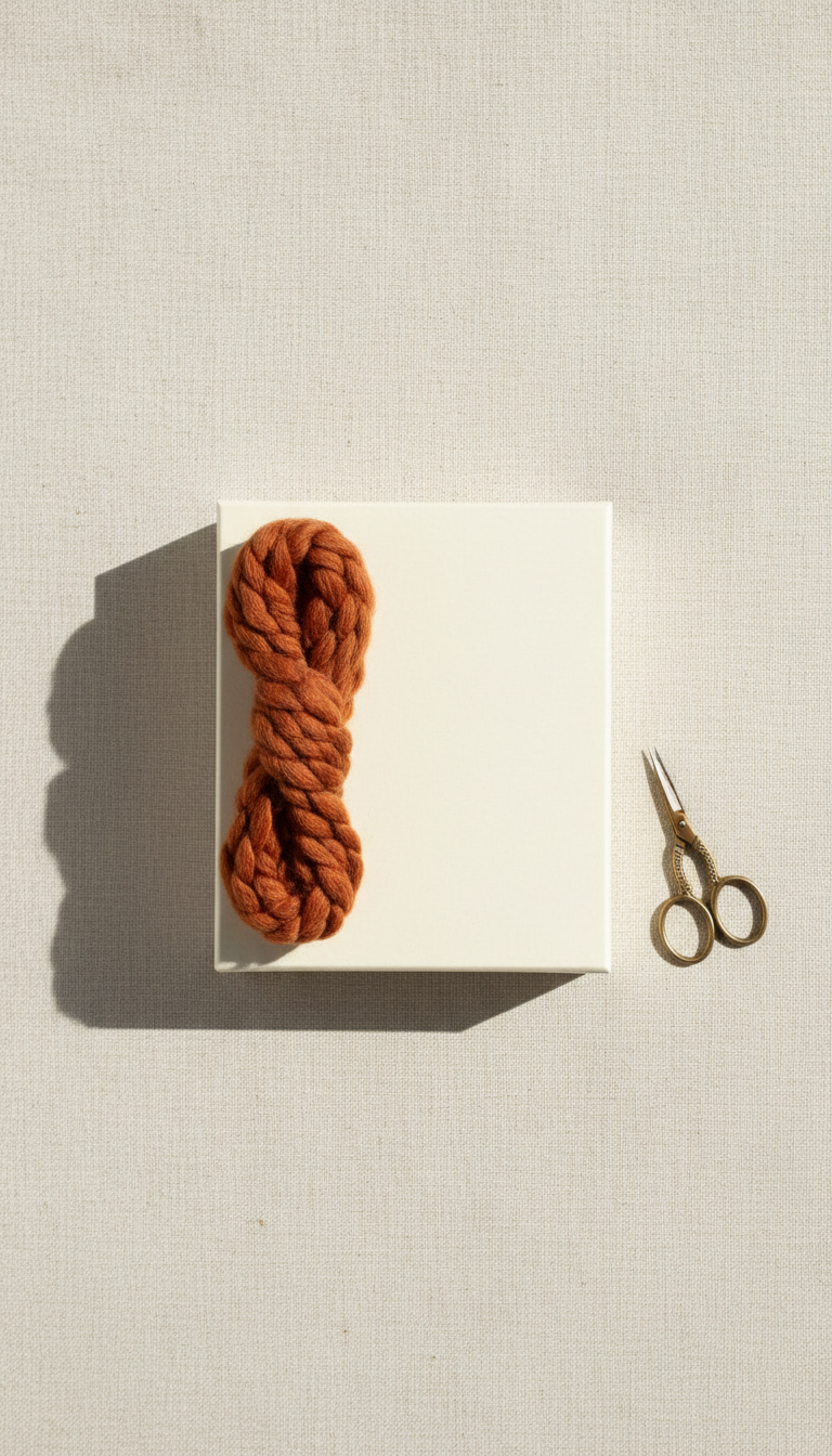 Embroidery Starter Kit in Cream Box